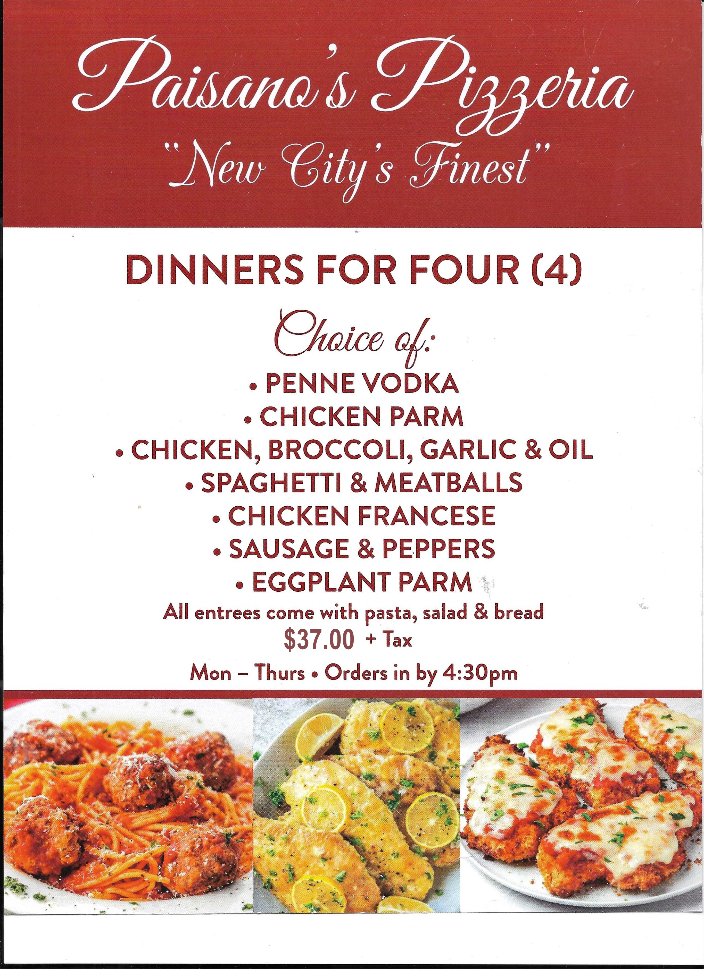 paisanos specials